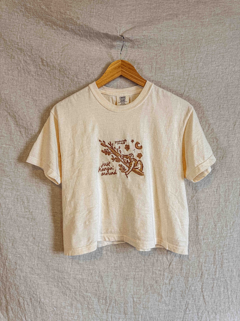 Just Hangin Koala Embroidered Tee
