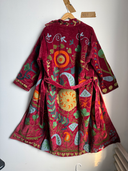 Reversible Pipa Long Embroidered Velvet Jacket