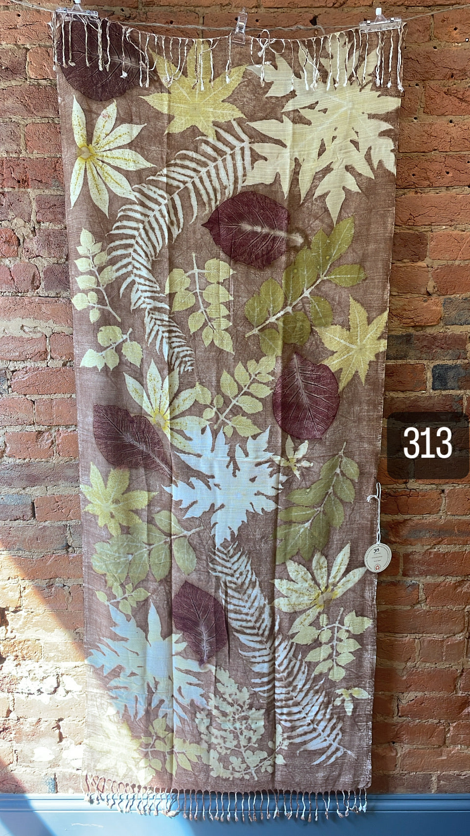 Earth Print Throw Tapestry Scarf
