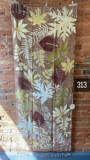 Earth Print Throw Tapestry Scarf