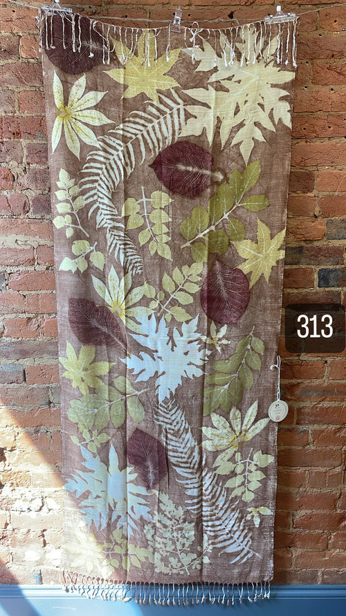 Earth Print Throw Tapestry Scarf
