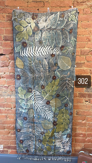 Earth Print Throw Tapestry Scarf