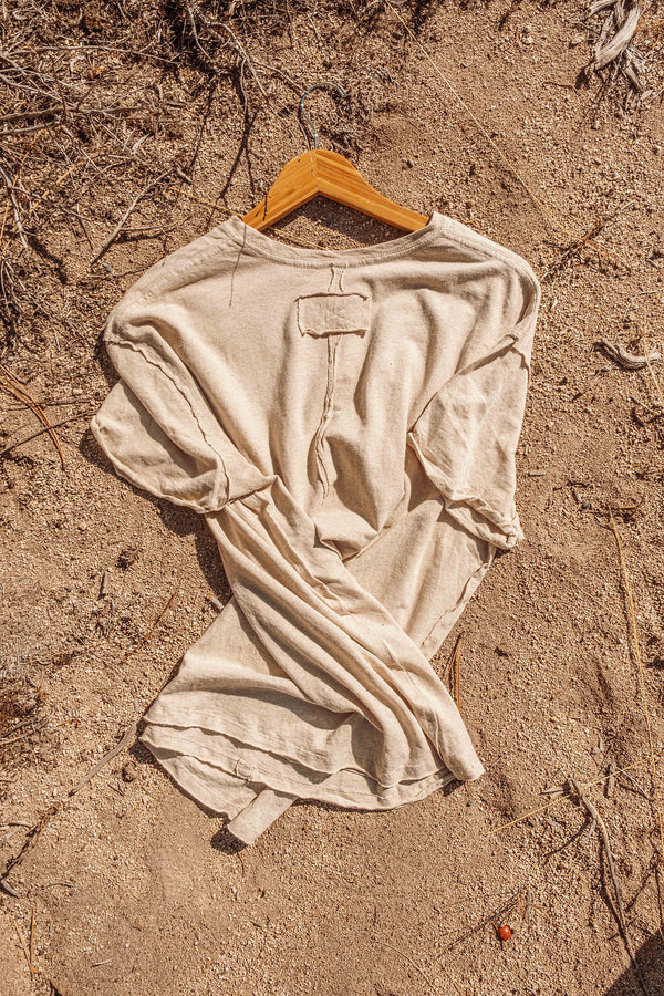 SHORT SLEEVE HEMP TEE: Hemp Organic Cotton