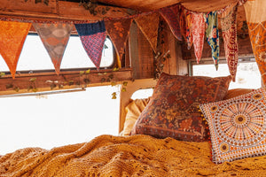 Recycled Silk Boho Flags
