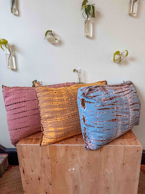 Hand Tie Dyed Pillow Case