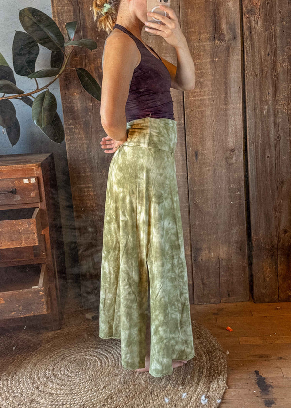 Hemp Organic Cotton Yoga Skirt / Dress - Hand Dyed