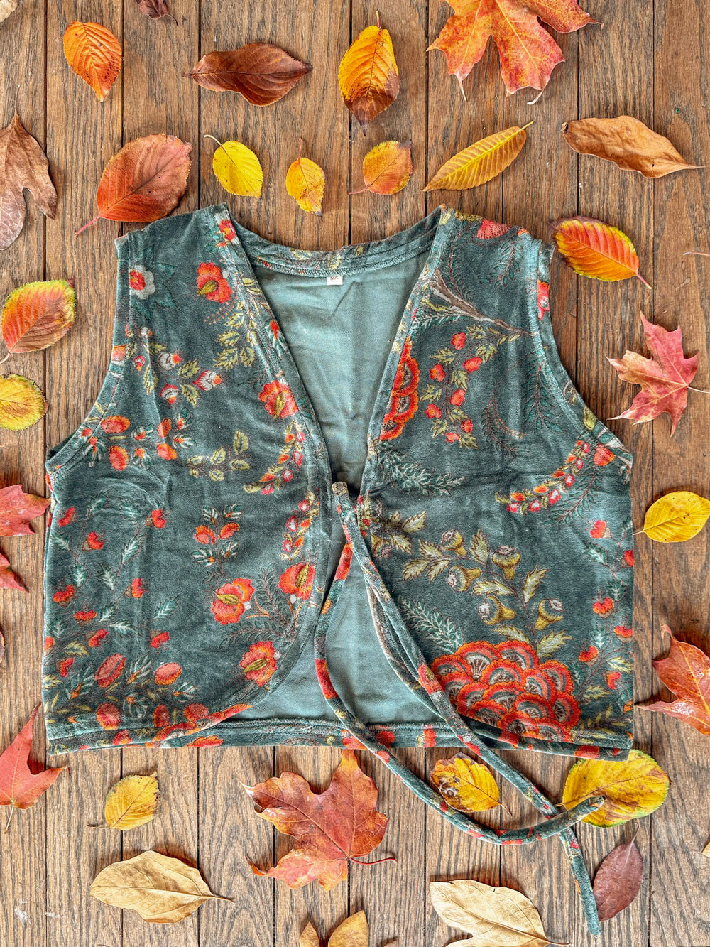 Gilet en velours de coton biologique Mae