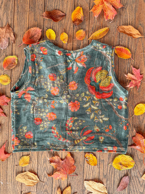 Mae Organic Cotton Velvet Vest