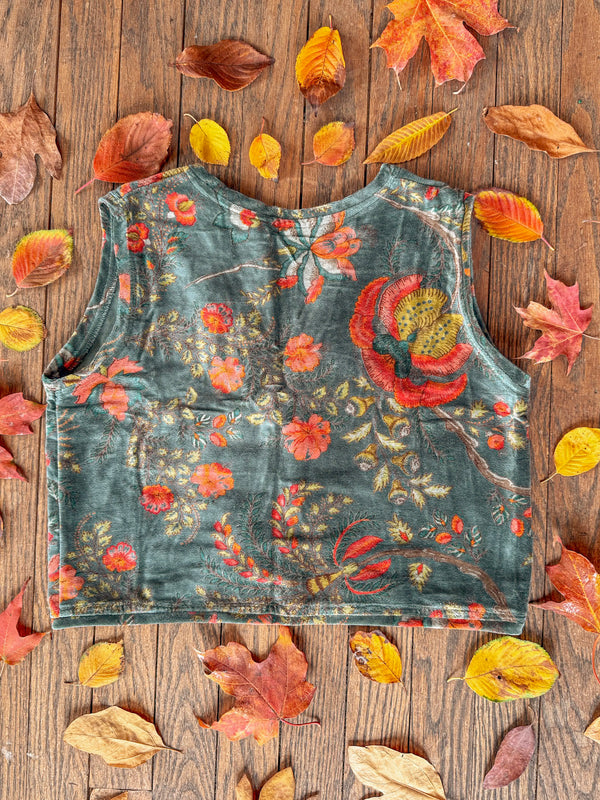 Mae Organic Cotton Velvet Vest