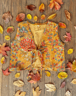 Mae Organic Cotton Velvet Vest