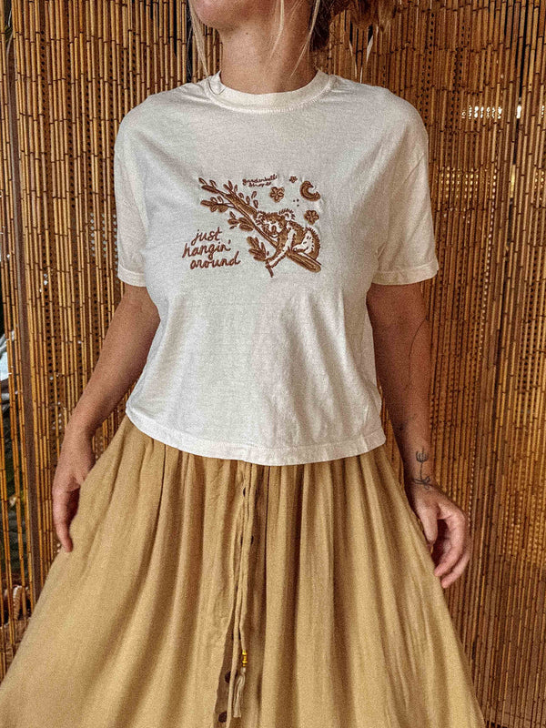 Just Hangin Koala Embroidered Tee