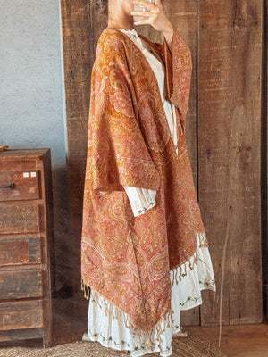 Abundancy Wool Reversible Kimono Jacket
