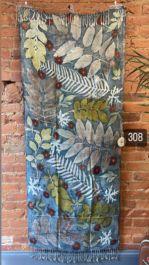 Earth Print Throw Tapestry Scarf