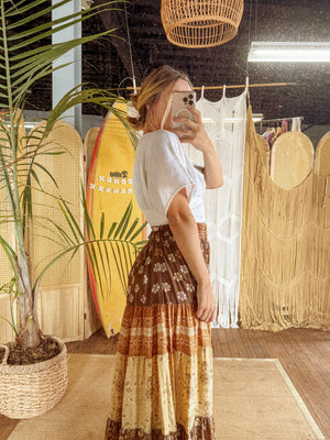 Jala Cotton Woven Crop Top
