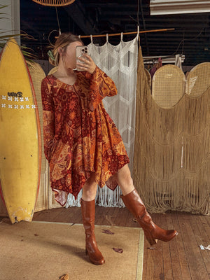 Vestido holgado bohemio Dreamweaver