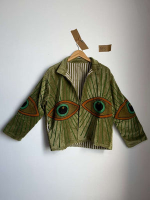 Awakened Eye Velvet Reversible Jacket
