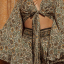 Simona Bell Sleeve Wrap top