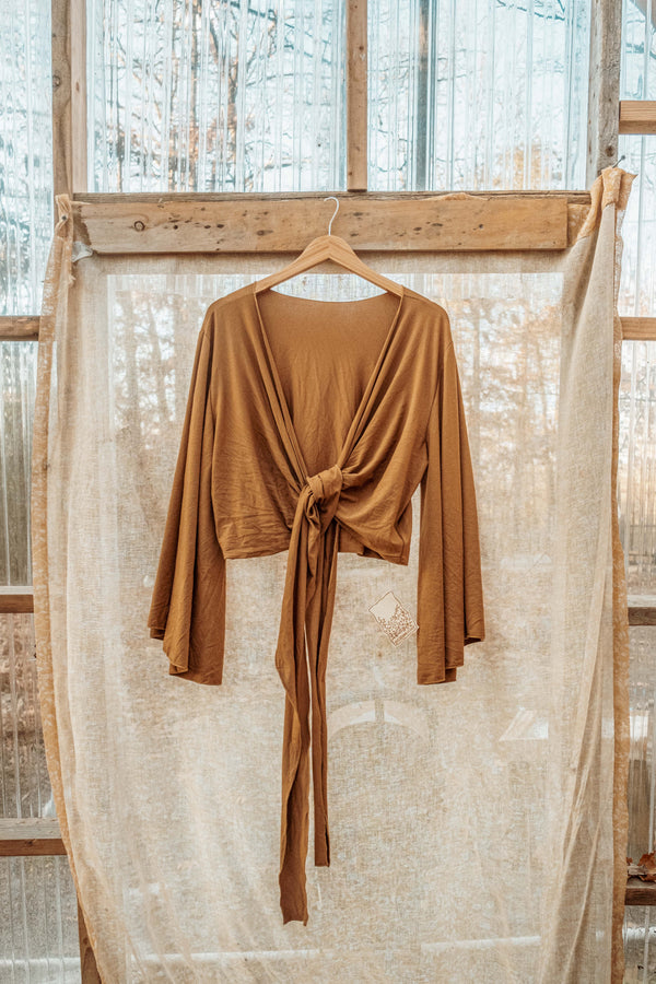 EcoVero Bell Sleeve Wrap Top