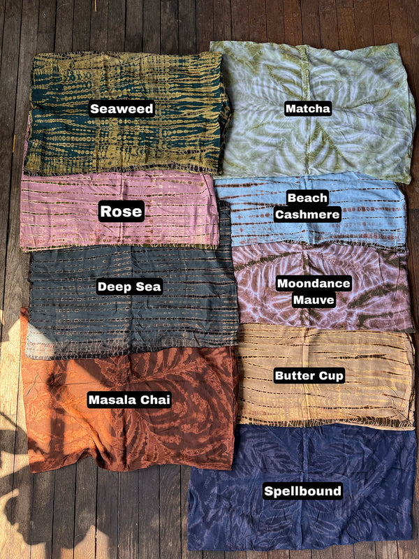 Hand Tie Dyed Pillow Case