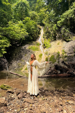 Sunwashed Raw Organic Cotton Kimono