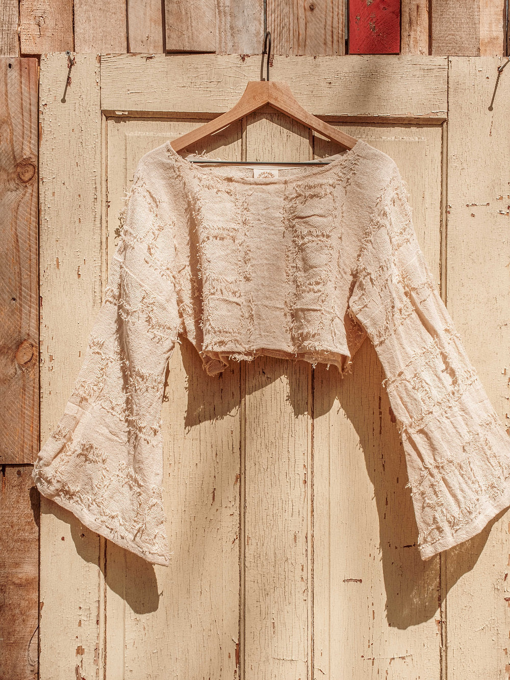 Mesh Grunge Bell Crop Top