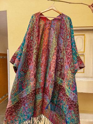 Abundancy Wool Reversible Kimono Jacket