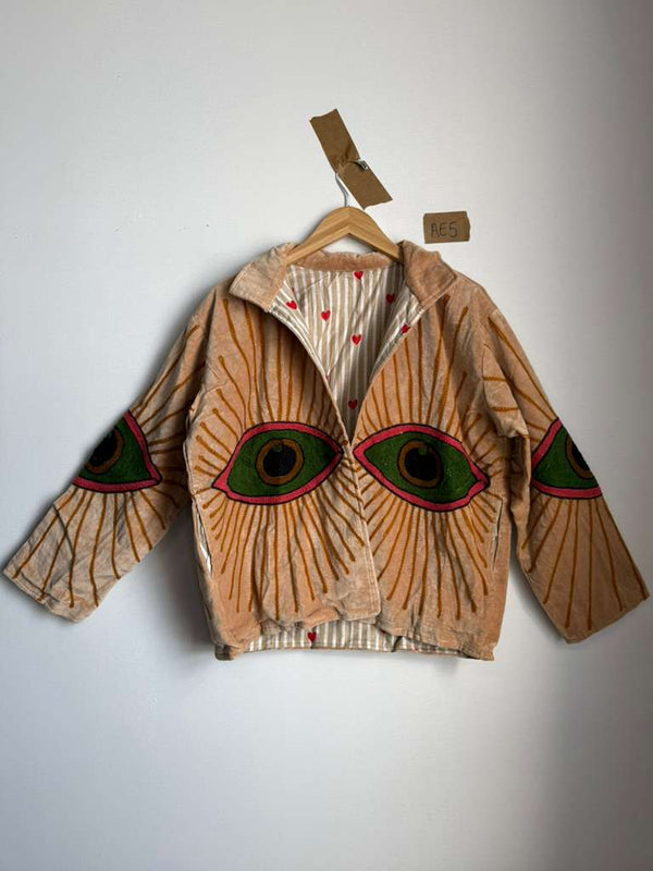 Awakened Eye Velvet Reversible Jacket