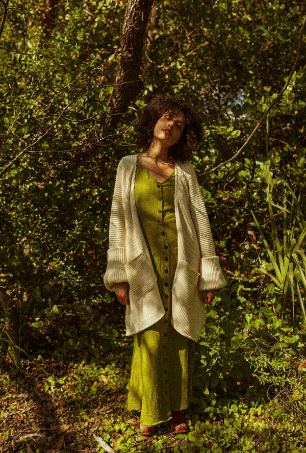 Meadow Organic Cotton Bamboo Button Dress