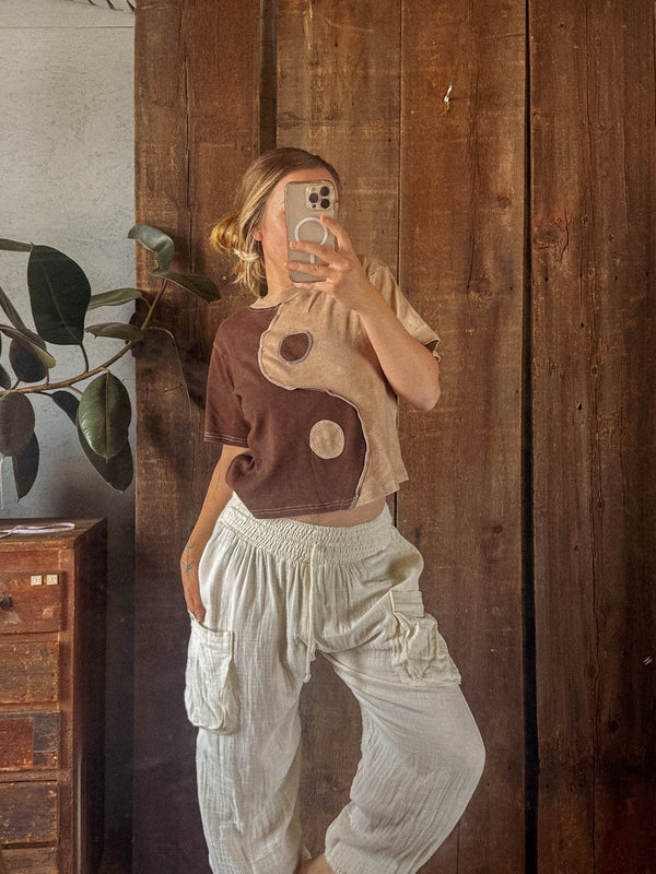 Bai Tee Yin Yang Patch Work | 100% Cotton