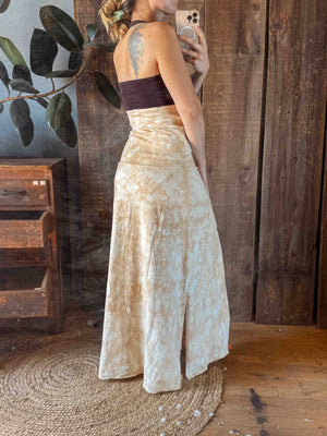 Hemp Organic Cotton Yoga Skirt / Dress - Hand Dyed