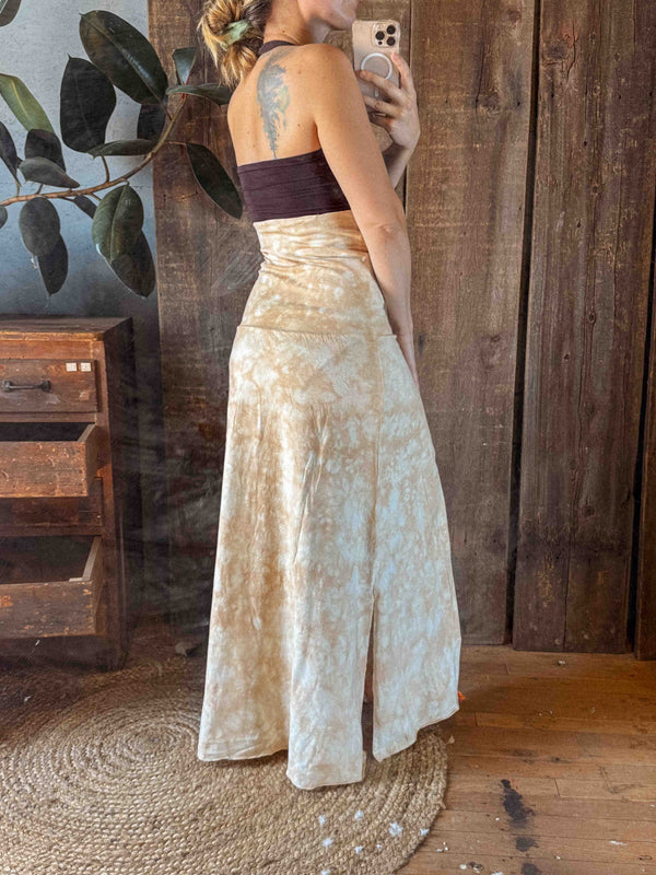 Hemp Organic Cotton Yoga Skirt / Dress - Hand Dyed