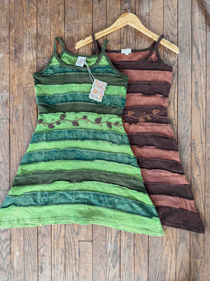 Fae Dress 100% Cotton Hand Embroidered