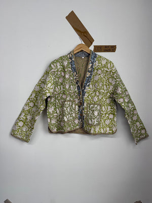 Matilda Cropped Kantha Cardigan
