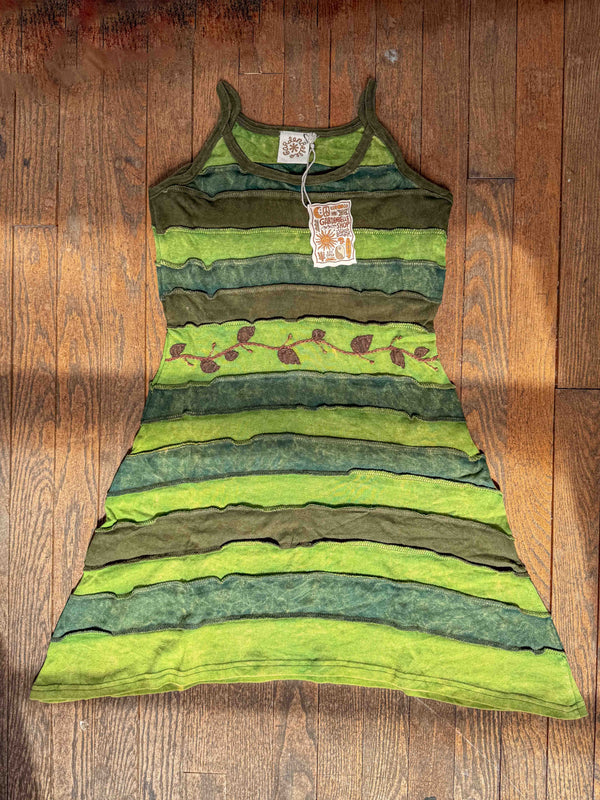 Fae Dress 100% Cotton Hand Embroidered