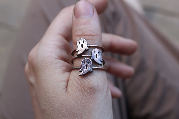 Handmade Copper Ghost Ring
