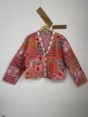 Matilda Cropped Kantha Cardigan