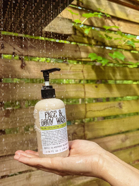 Face & Body Wash | Tallow | Creamy or Exfoliating