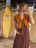 Mae Organic Cotton Velvet Vest