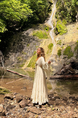Sunwashed Raw Organic Cotton Kimono