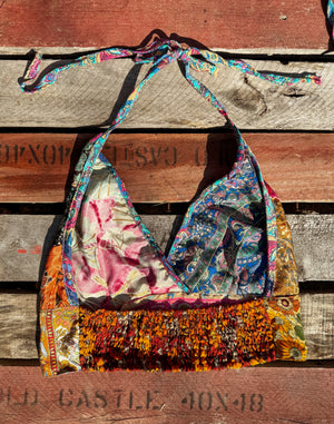 Recycled Patchwork Bralette