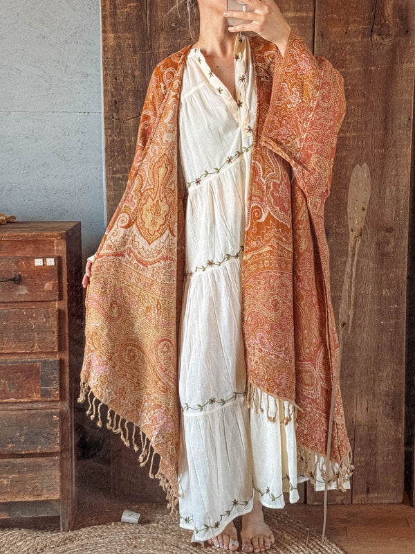 Abundancy Wool Reversible Kimono Jacket