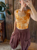Hemp Organic Cotton Tank - Hand Dyed