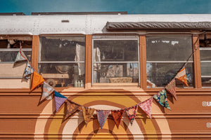 Recycled Silk Boho Flags