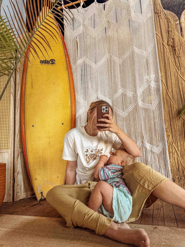 Just Hangin Koala Embroidered Tee