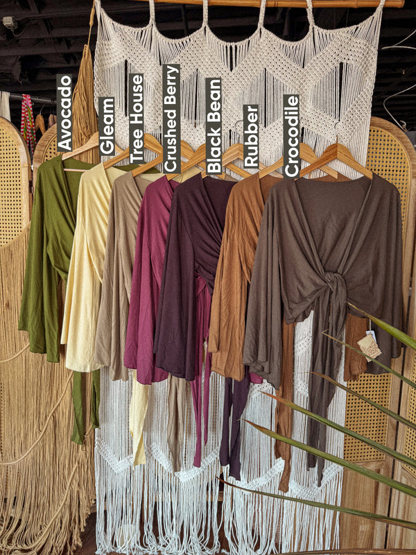 EcoVero Bell Sleeve Wrap Top