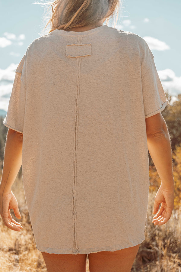 SHORT SLEEVE HEMP TEE: Hemp Organic Cotton