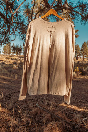 LONG SLEEVE HEMP SHIRT: Hemp Organic Cotton
