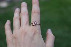 Handmade Copper Ghost Ring