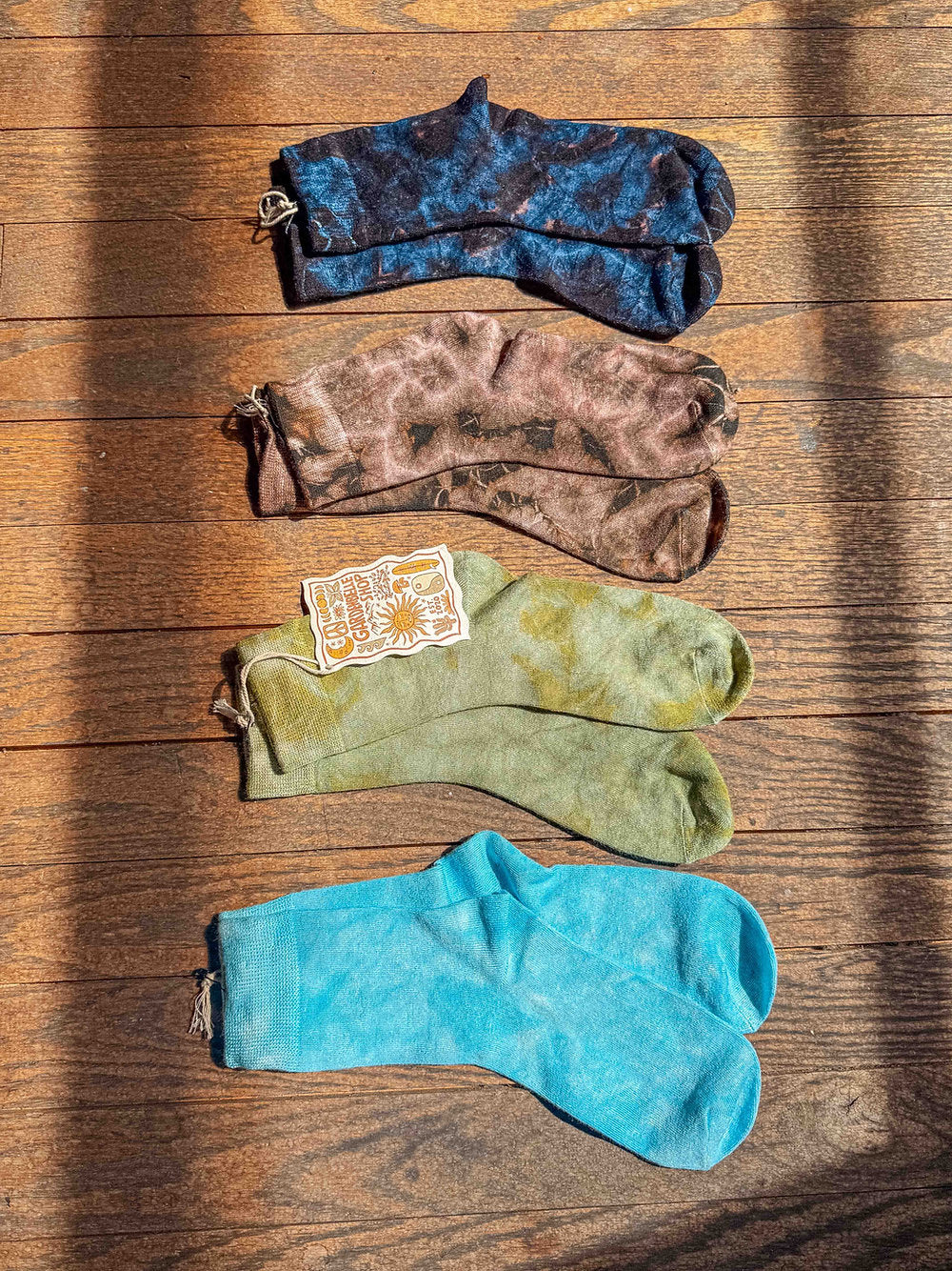 Bamboo Cotton Hand Dyed Socks
