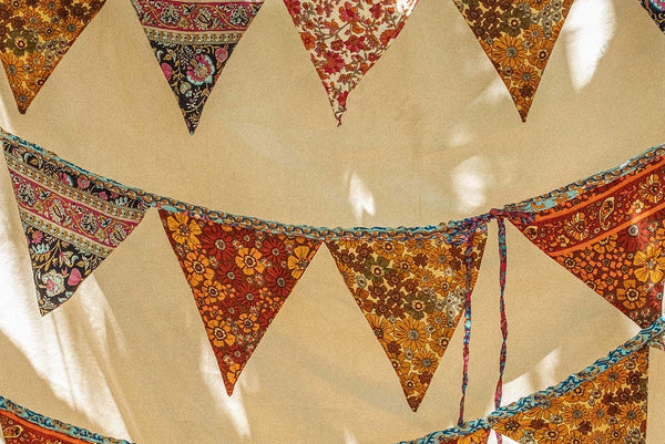 Recycled Silk Boho Flags